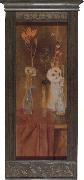 Fernand Khnopff Dream Flowers Spain oil painting artist